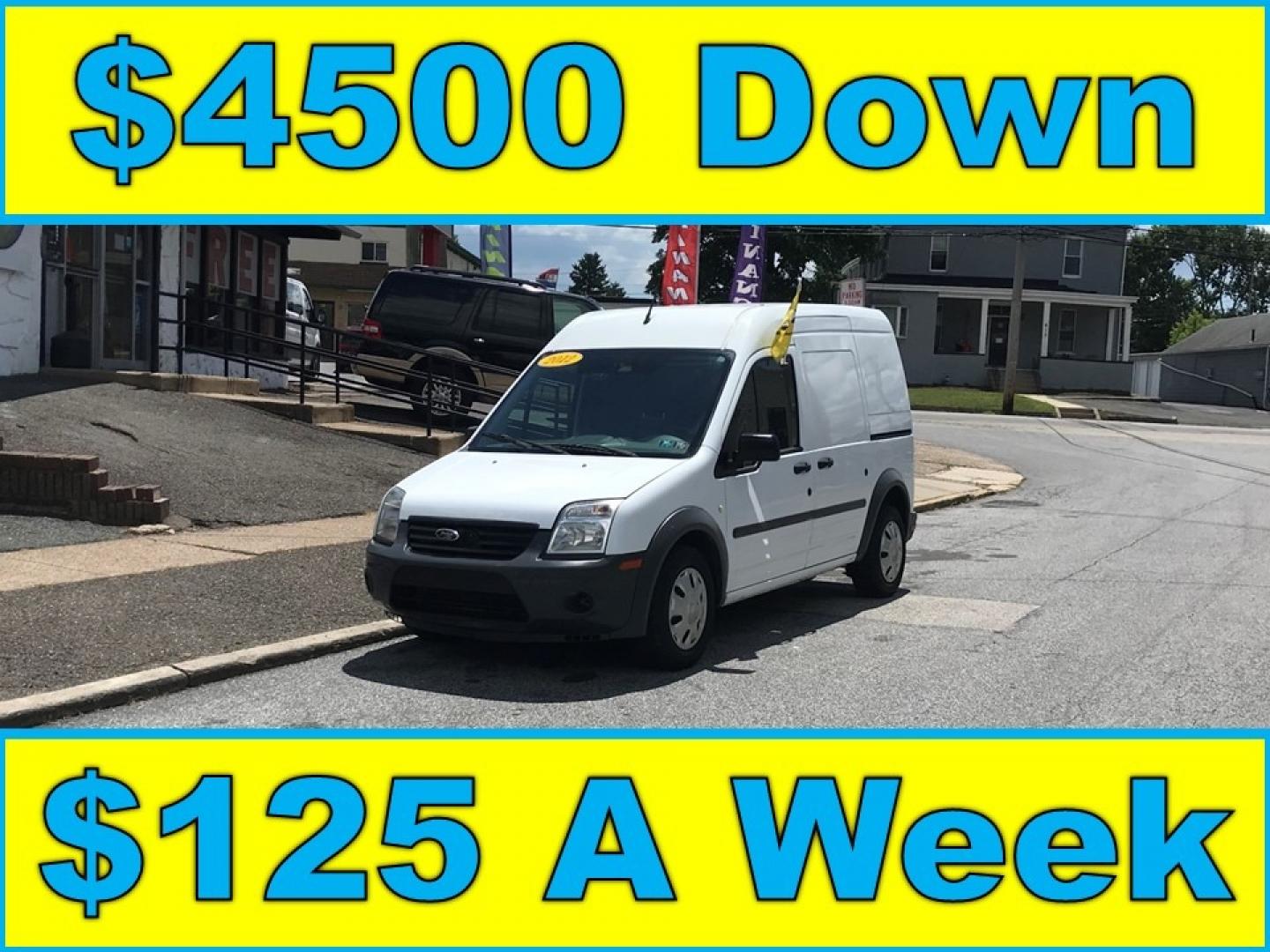 2012 White /Gray Ford Transit Connect XL (NM0LS7AN3CT) with an 2.0 V4 engine, Automatic transmission, located at 577 Chester Pike, Prospect Park, PA, 19076, (610) 237-1015, 39.886154, -75.302338 - Photo#0